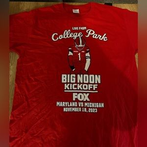 New UMD College Football MD VS Michigan T-Shirt